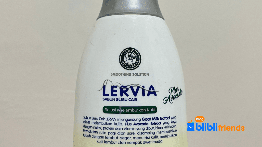 Review LERVIA Sabun Susu Cair Plus Avocado Bikin Kulit Lembut Blibli