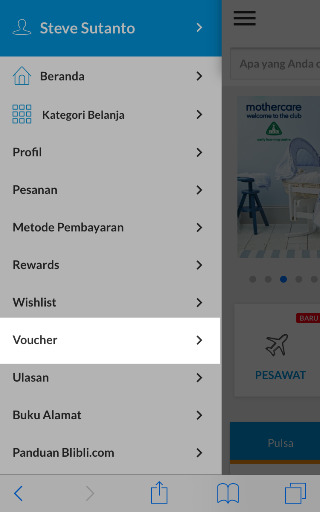 Voucher pengembalian (r   efund) â€