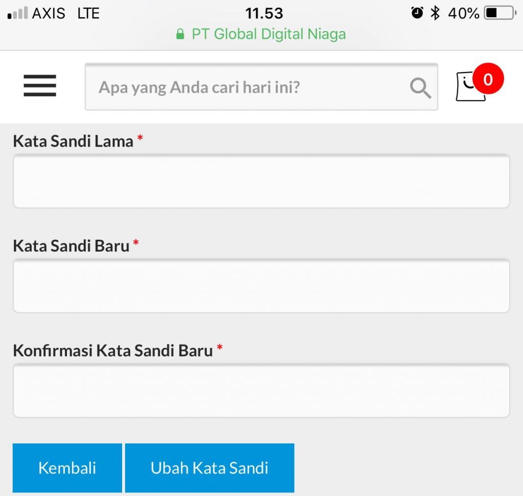 Bagaimana Cara Mengubah Kata Sandi Akun Saya Pusat Bantuan