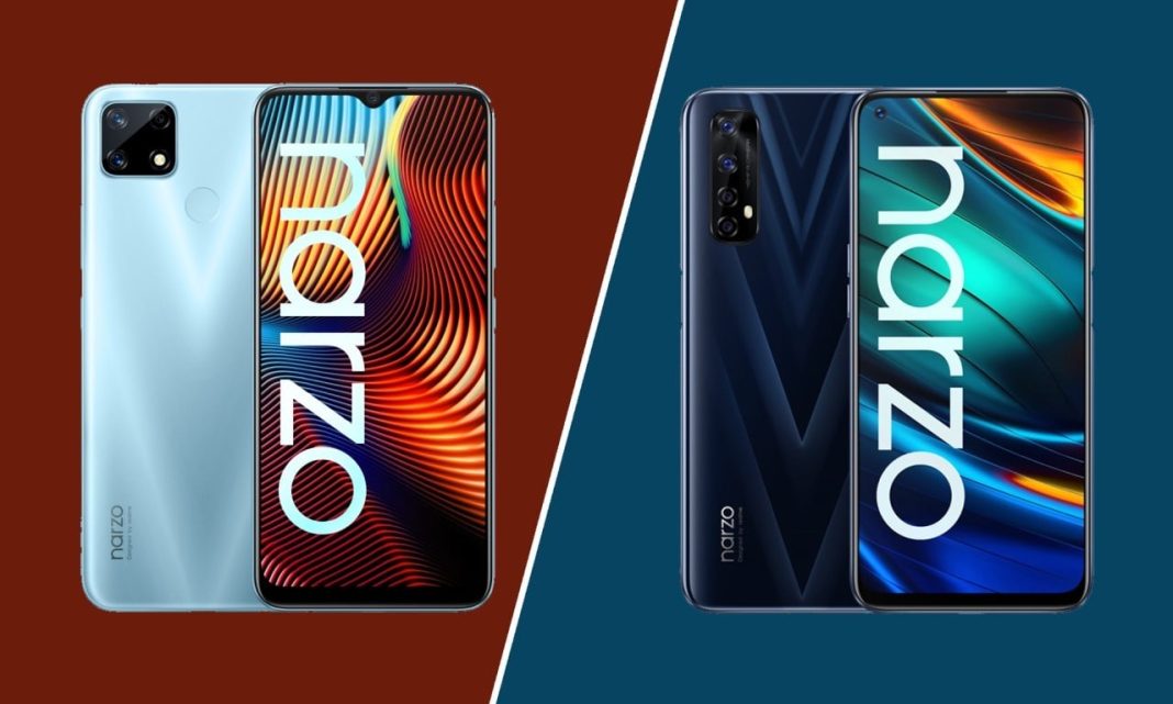 realme narzo 20 pro and realme 7