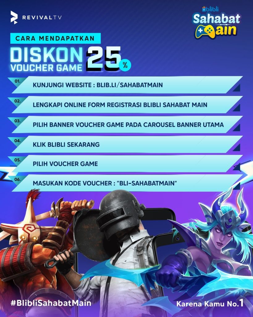 Cara Mendapatkan Diskon Belanja 25% Produk Gaming Dan Toys