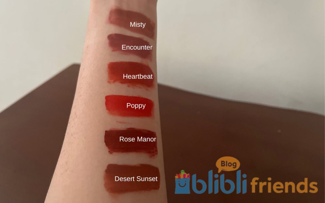 Review Dazzle Me Misty Matte Lip Cream Blibli Friends