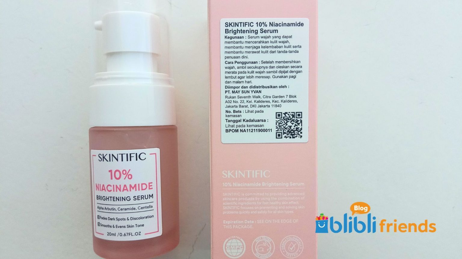 Review Skintific 10 Niacinamide Brightening Serum 3239