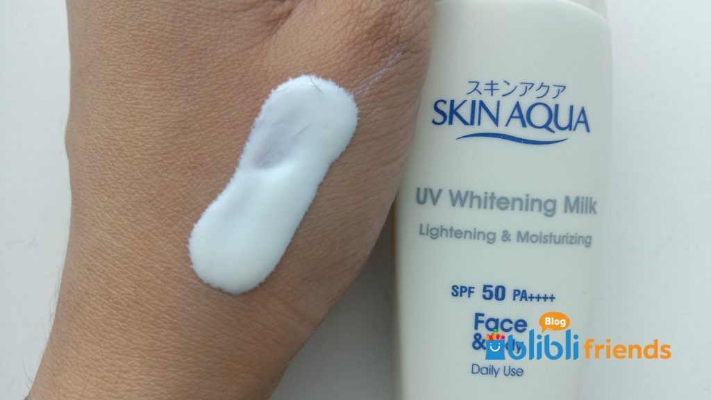 Review Skin Aqua Whitening Milk SPF 50 PA Blibli Friends