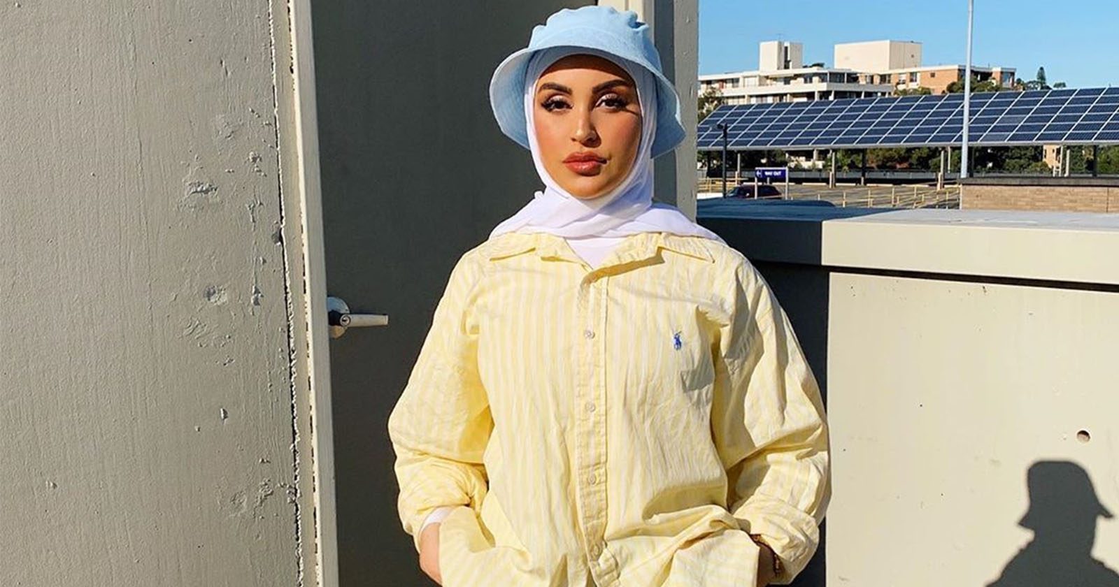 7 Inspirasi OOTD Hijab Pakai Topi Bucket - Blibli Friends