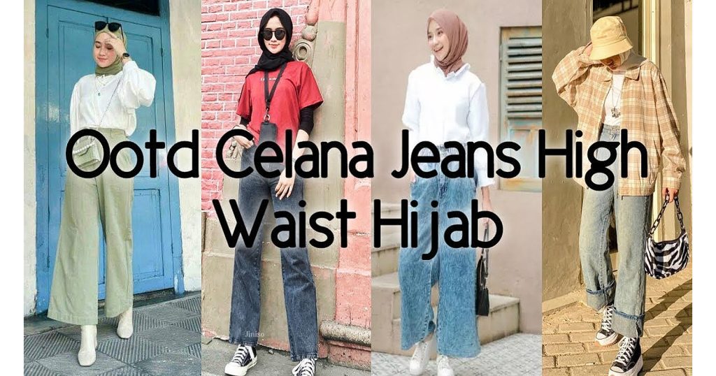 Ootd hijab outlet jeans