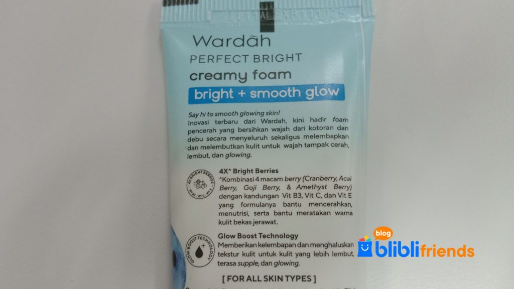 Klaim Wardah Perfect Bright Creamy Foam Bright Smooth
