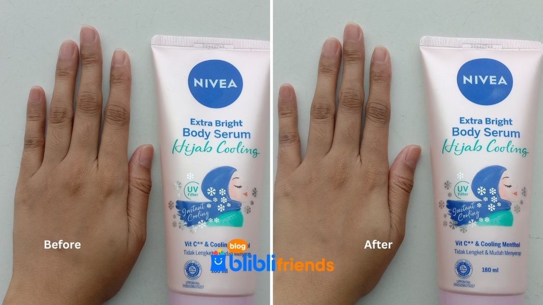 Review Nivea Body Serum Hijab Cooling Memberikan Kelembapan Ekstra