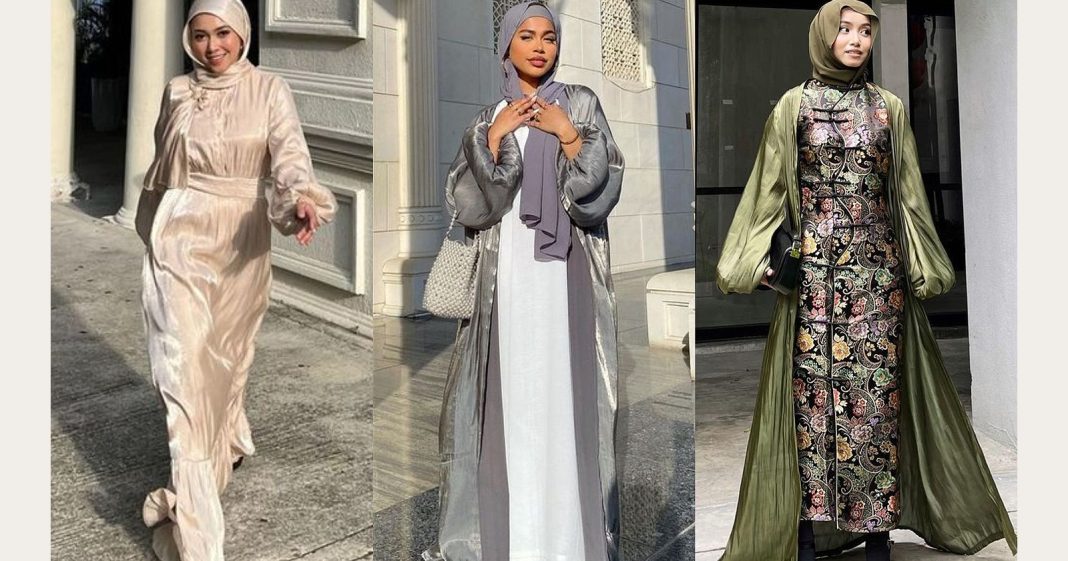 7 Inspirasi Shimmer Dress Hijab untuk Berbagai Acara, Glamor dan Elegan