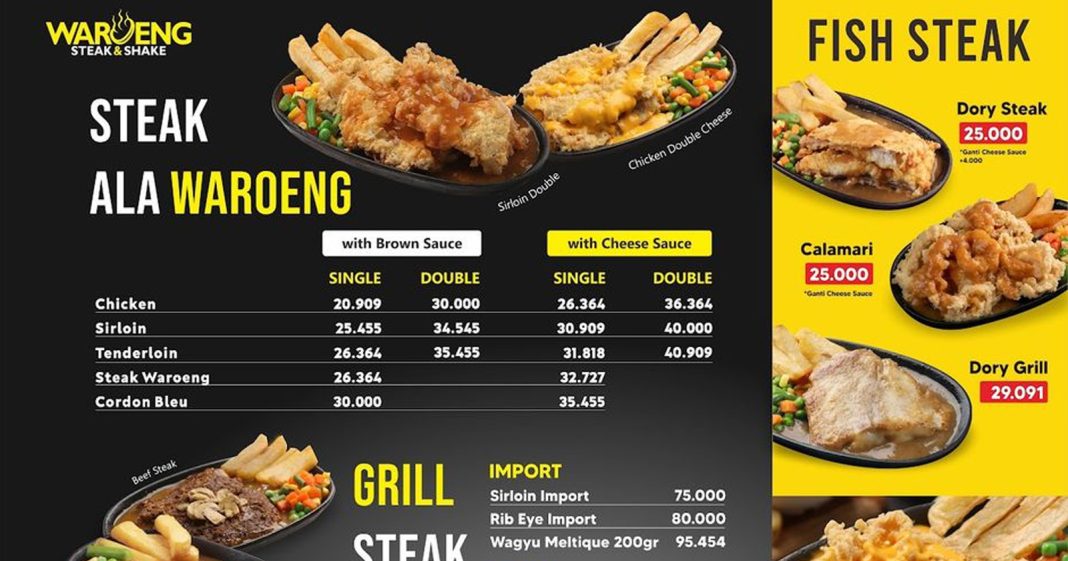 Menu Steak And Shake Lengkap Dan Harganya 2024 Blibli Friends