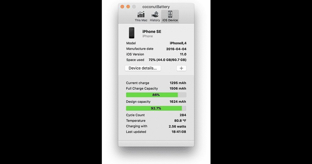 Memanfaatkan Aplikasi CoconutBattery