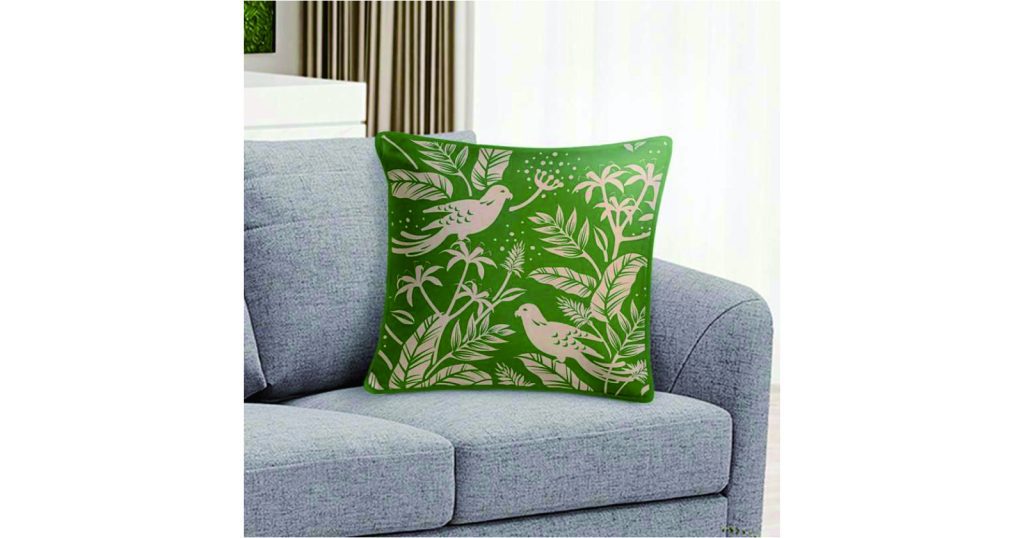 TRUU Cushion Cover Green Latte Pigeon TR.CC010